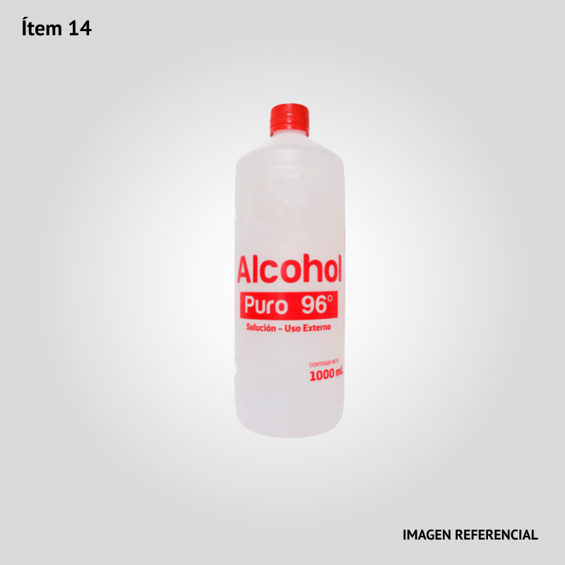 Alcohol rectificado al 96º GL - 1 litro