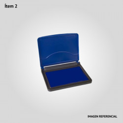 Almohadilla para tinta - Color azul - 11x7cm