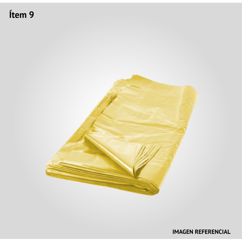 Bolsas para residuos comunes de 80 litros - Color amarillo