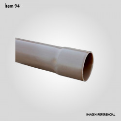 Caño PVC de 100 mm x 1,5 mm