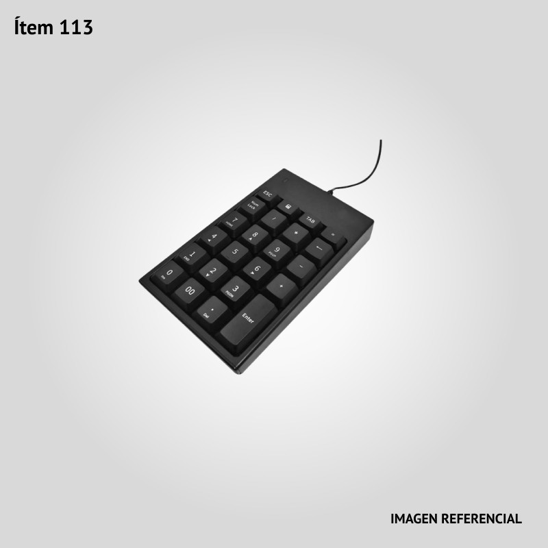 Teclado bloque numérico USB