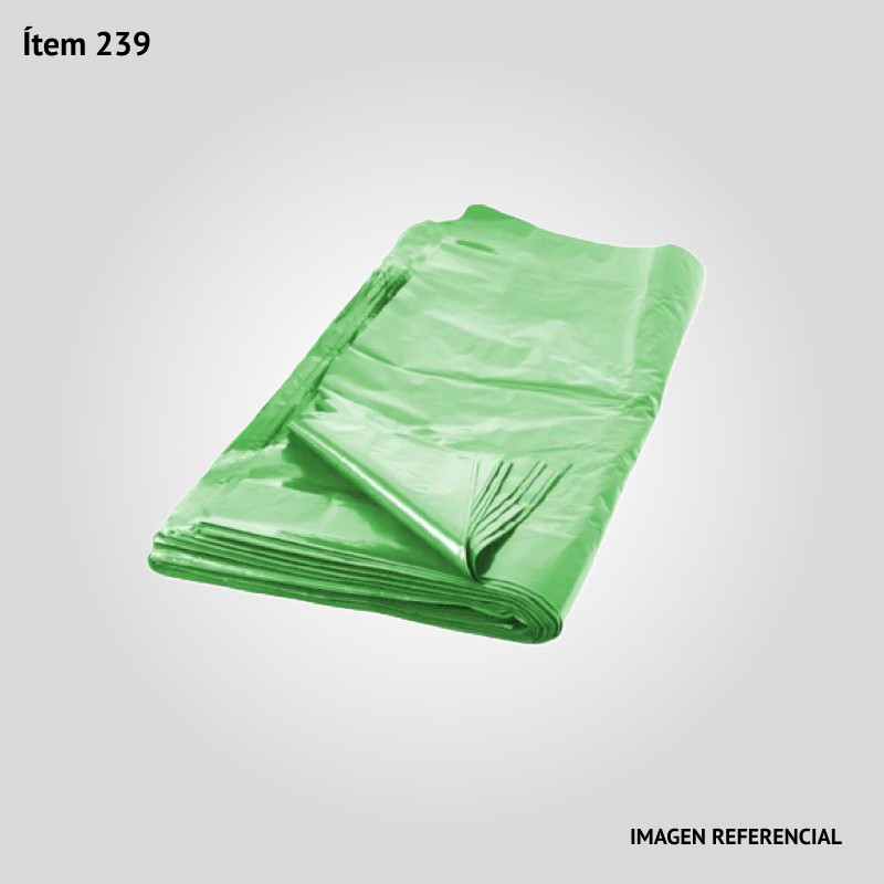 Bolsas para basura de 70 lts. - Color verde