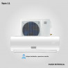 11. Prov., inst. y puesta en marcha de Acondicionador de Aire de 24000 BTU tipo Split de pared frío/calor. Tipo convencional