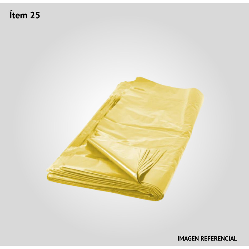 Bolsas para residuos comunes de 200 litros - Color amarillo