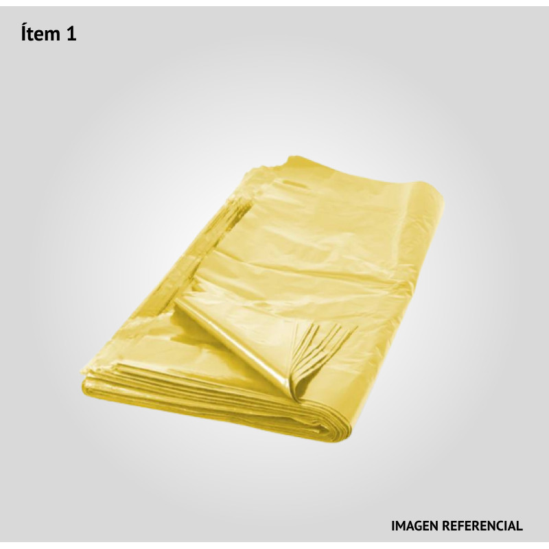 Bolsas para residuos comunes de 40 litros - Color amarillo